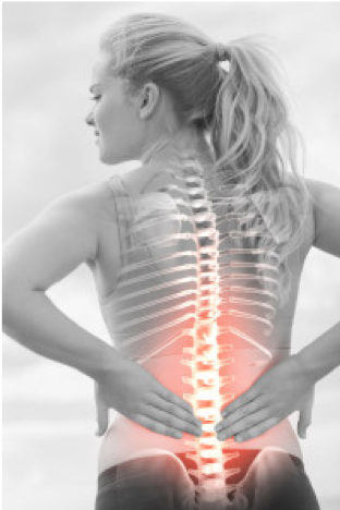 woman with back pain woman with back pain